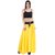Ektara Womens Yellow Long Skirt