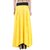 Ektara Womens Yellow Long Skirt