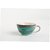 Caffeine Ceramic Handmade Horizontal Shade 2 in 1 Teapot with Cup (Set of 2)