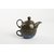 Caffeine Ceramic Handmade Metallic Brown2 in 1 Teapot with Cup (Set of 2)