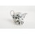 Caffeine Ceramic Handmade White Matte in 1 Teapot with Cup (Set of 2)