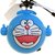 Doremon Fly Ball cum helicopter Toy for kids with Light and IR sensor Remote con