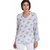 The Office Walk Printed Motif White Top