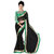 Meia Black Chiffon Embroidered Saree With Blouse