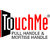 touchme h-shape pull door handle (satin) 400*22 mm pair of 1