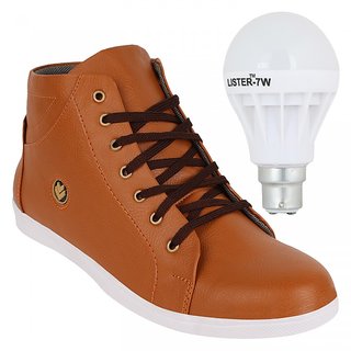 SESS BROWN MEN/BOYS HIGH NECK SHOE-025 