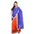 Parchayee Blue Brasso Embroidered Saree With Blouse