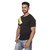 Demokrazy Men's Black Round Neck T-Shirt