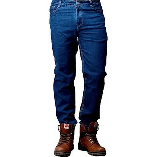 Masterly Men's Regular Fit Sky Blue Jeans