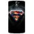 1 Crazy Designer Superheroes Superman Back Cover Case For OnePlus One C410386