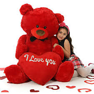 teddy bear red colour ka