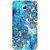 1 Crazy Designer Blue Floral Doodle Pattern Back Cover Case For Samsung Galaxy A7 C430211
