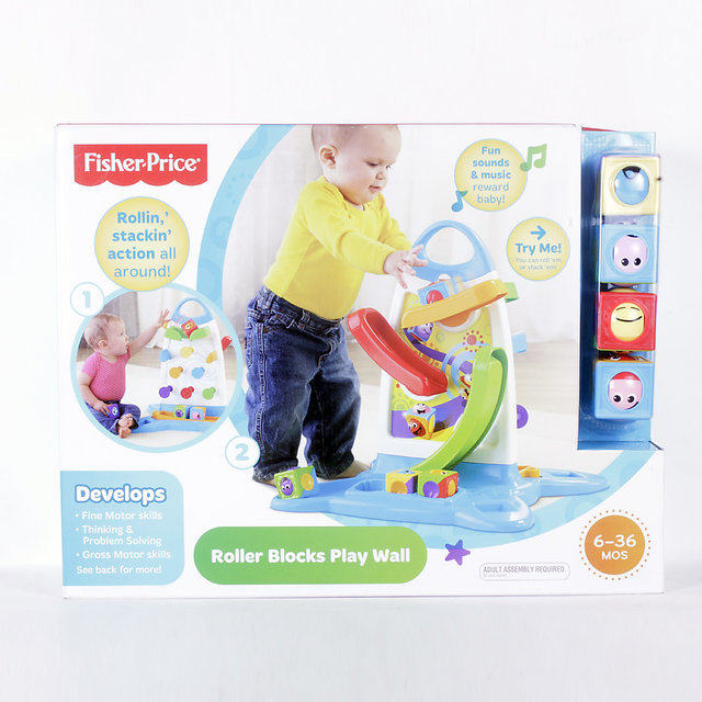 fisher price roller blocks play wall