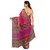 Parchayee Pink Net Printed Saree With Blouse