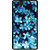 1 Crazy Designer Night Blue Flowers Pattern Back Cover Case For Sony Xperia Z C460257