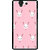 1 Crazy Designer Rabbit Back Cover Case For Sony Xperia Z C460098