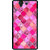 1 Crazy Designer Pink Moroccan Tiles Pattern Back Cover Case For Sony Xperia Z C460288