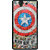 1 Crazy Designer Superheroes Captain America Back Cover Case For Sony Xperia Z C460334