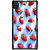 1 Crazy Designer StrawberryPattern Back Cover Case For Sony Xperia Z2 C480202