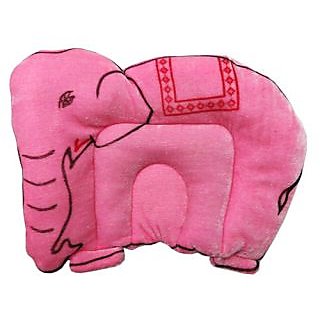 Wonderkids Baby Mustard(Rai) Pillow Elephant Shape Pink