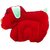 Wonderkids Baby Mustard(Rai) Pillow Dog Shape Red