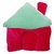 Wonderkids Baby Pillow House Shape  Red & Green