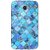 1 Crazy Designer Blue Moroccan Tiles Pattern Back Cover Case For Google Nexus 6 C510287