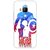 1 Crazy Designer Superheroes Captain America Back Cover Case For HTC M9 C540332