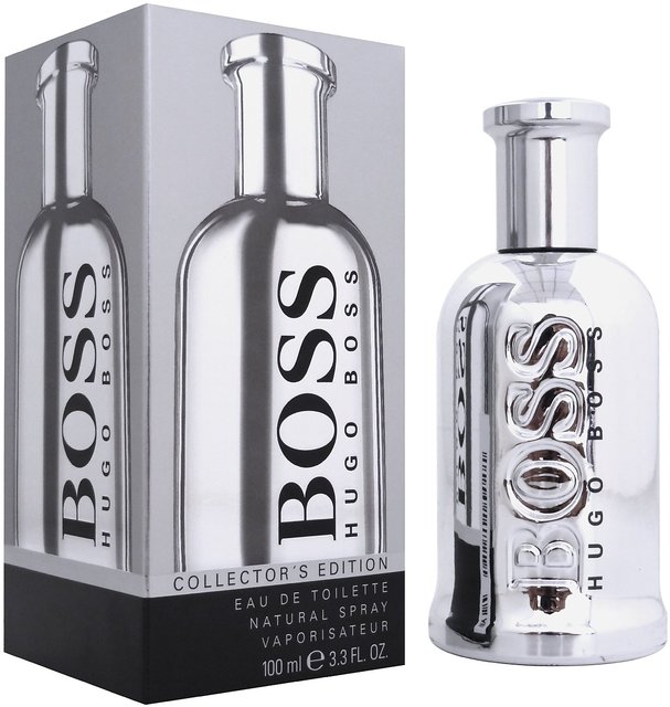 hugo boss perfume silver bottle