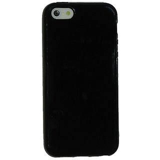 Casotec Soft TPU Back Case Cover For Apple IPhone 5 / 5S - Black