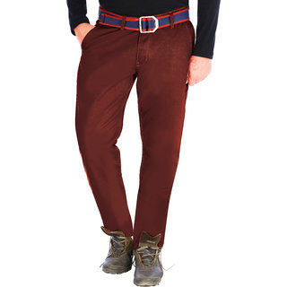 Uber Urban Men's Maroon Chinos