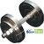 16 Kg Body Maxx Adjustable Chrome Steel Dumbells Sets + 2 Dumbells Rods 14