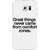 1 Crazy Designer Quotes Back Cover Case For Samsung S6 Edge C601196