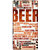 1 Crazy Designer Beer Quote Back Cover Case For Sony Xperia T3 C641242
