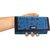 arpera rangoli cotton warli print clutch blue C11541-71A