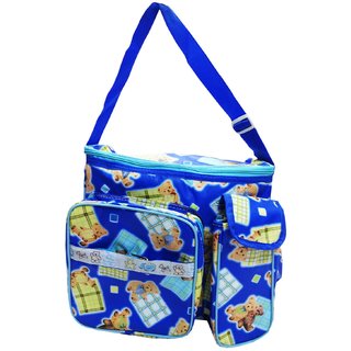 Buy Wonderkids Blue Teddy Print Baby Diaper Bag Online @ ₹529 from ShopClues