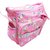 Wonderkids Pink Bunny Print Baby Diaper Bag