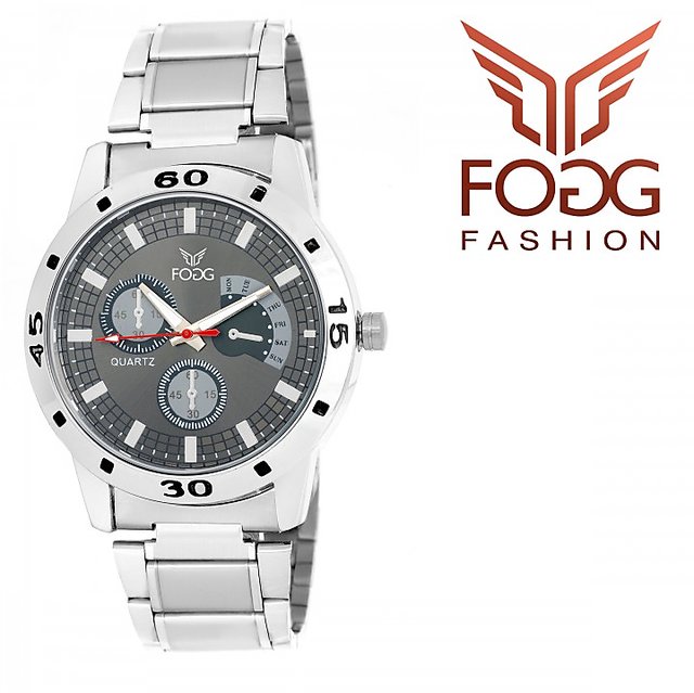 FOGG Blue Day and Date Men's Watch 1151-BL : Amazon.in: Fashion