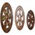 limra wooden wheel key hanger set of three