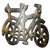 limra wooden cycle key hanger