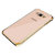 KMS Ultra Thin TPU Clear Flexible Back Case Cover for Samsung Galaxy ON7 - Gold