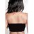 RR ACCESSORIES Combo of 3 College Girl Seamless Strapless Bandeau Top Tube Bra Lingerie - Free Size - Black,Skin  Red(PK3)