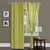 iLiv Green Plain Polyester Window Eyelet Curtain 5 Feet Set Of 2