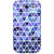 Absinthe Blue triangles Pattern Back Cover Case For Samsung Galaxy Grand Duos I9082