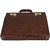 Clubb Genuine Sleek Leather Lamborgini Briefcase (Tan)