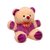 King Soft Toys Cute Raja Teddy Bear cream and purple