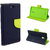 EXOIC81 Wallet Flip Cover For Samsung Galaxy Note 2 - (N-7100) - BlueGreen
