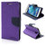 EXOIC81 Wallet Flip Cover For Samung Galaxy Note 1 (N-7000) - PURPLE