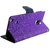 EXOIC81 Wallet Flip Cover For Samung Galaxy Note 1 (N-7000) - PURPLE