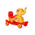 Chetak Yellow Red Elephant for Kids